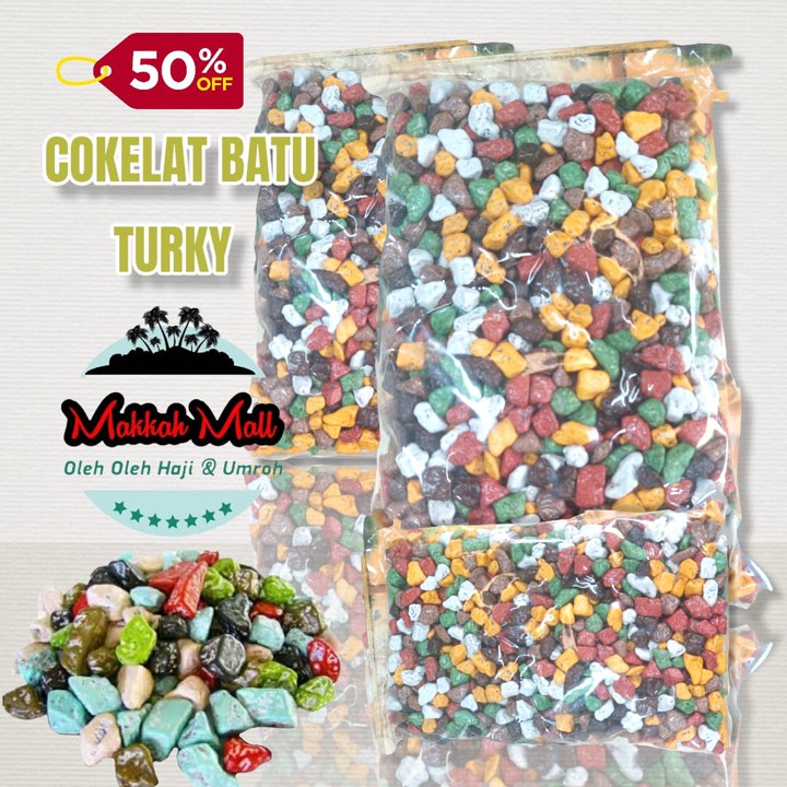 Coklat/cokelat batu krikil saudi 500gr