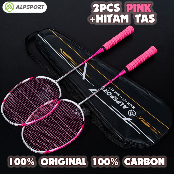 ALPSPORT New Power 4U G5 100% Serat Karbon Penuh Desain Asli 22-28Lbs 24T Raket 