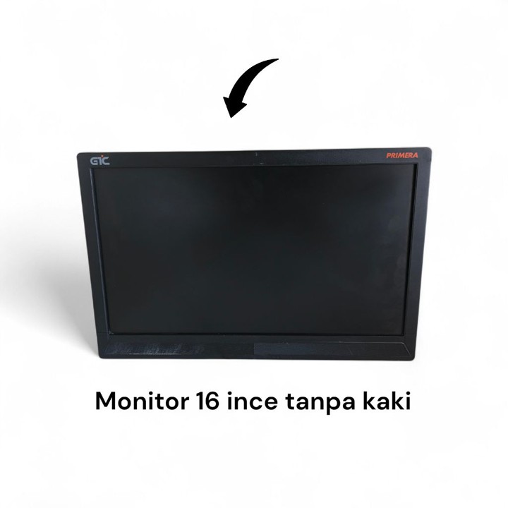 Monitor led GTC 16 inch tanpa kaki unit normal