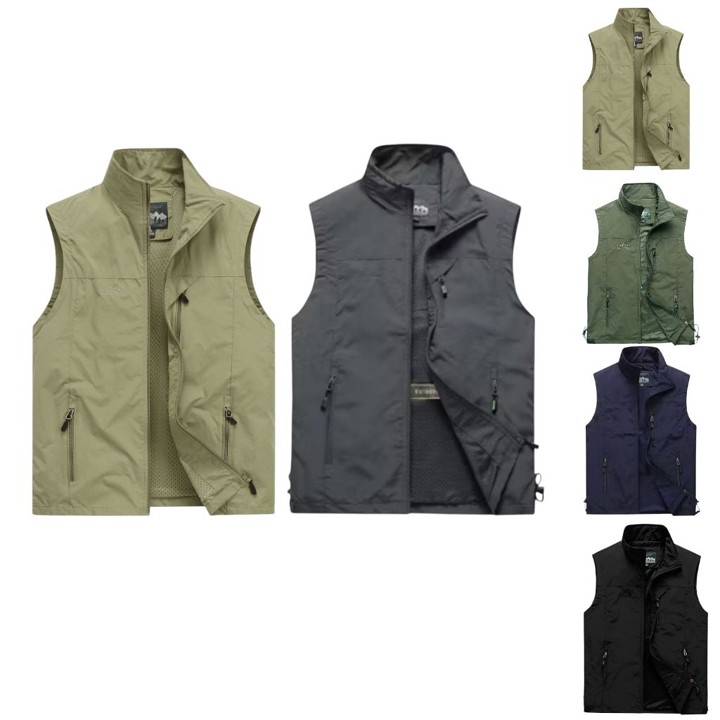 Rompi Outdoor Pria Vest Anti air WATERPROOF Rompi Lapangan TASLAN WP