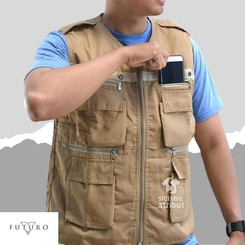 Rompi Motor | Rompi Cargo Multifungsi | Pelindung Dada