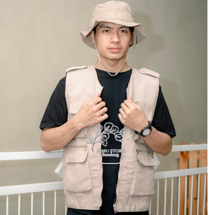 Rompi Vest Cargo Premium Multifungsi Ripstop