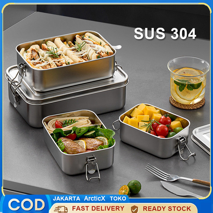 304 Stainless Steel 850ML Lunch Box / Kotak Makan / Kotak Makan Siang Berkapasit