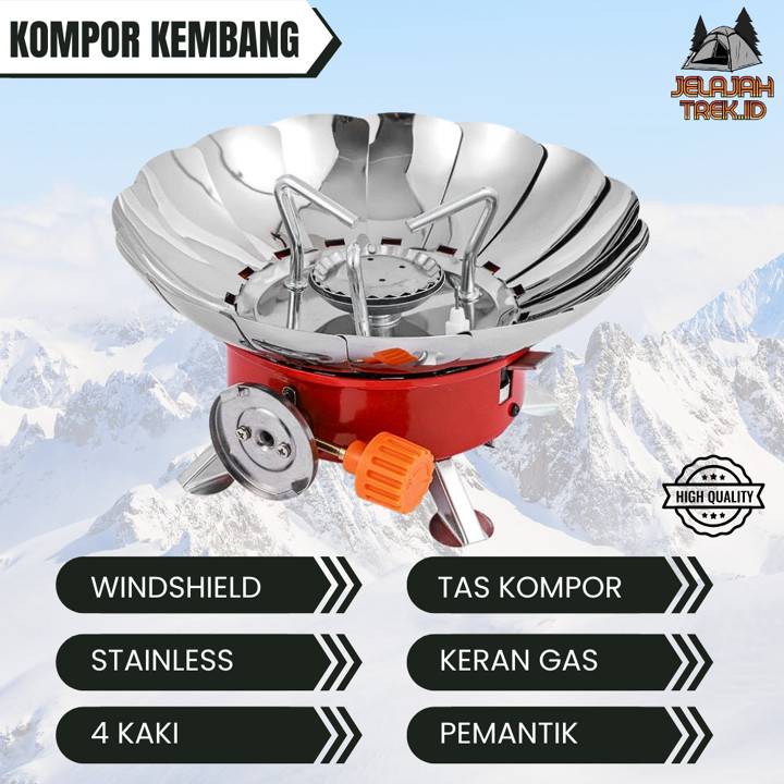 Kompor Kembang Camping KP8301 Portable Stove Kompor Mini