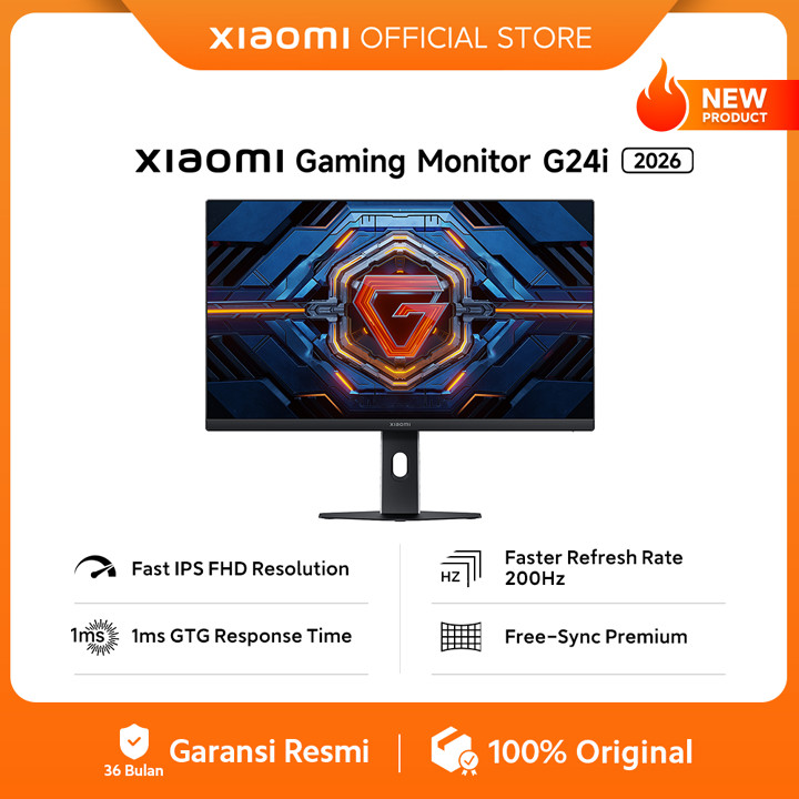Xiaomi Gaming Monitor G24i 2026 | Fast IPS FHD Resolution | Faster Refresh Rate 