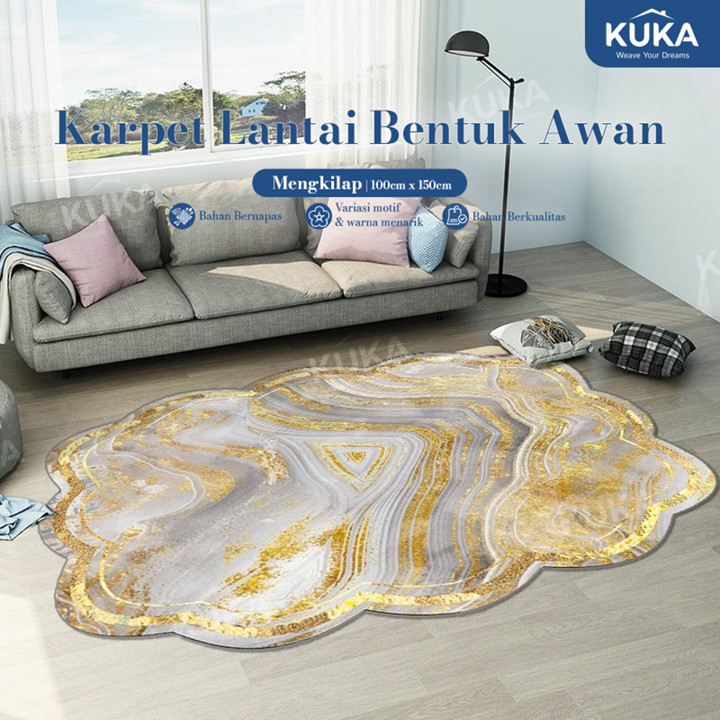 Kuka Gallery - Karpet Eropa Import Polyester 100x150cm (Motif Baru)