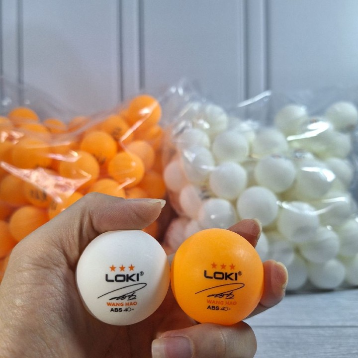 100PC Bola Pingpong HUIESON G40 Tuttle Loki 3 Star Bola Tenis Meja Murah
