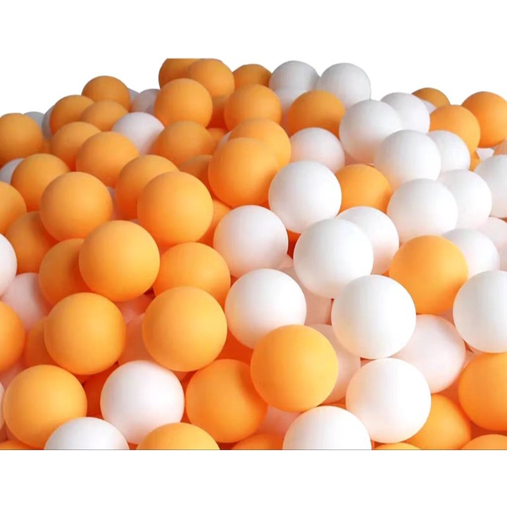 10pcs Bola Ping Pong 40mm Putih dan Oren / Latihan Permainan Ping Pong / Olahrag