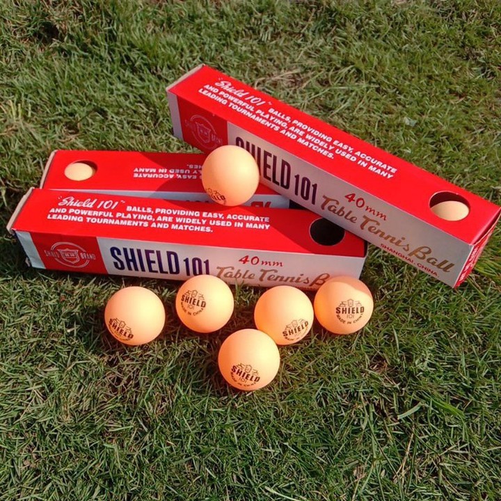 ( 1Pack isi 6 pcs)BOLA PING PONG / BOLA TENIS MEJA/TABLE TENIS BALL SHIELD 101