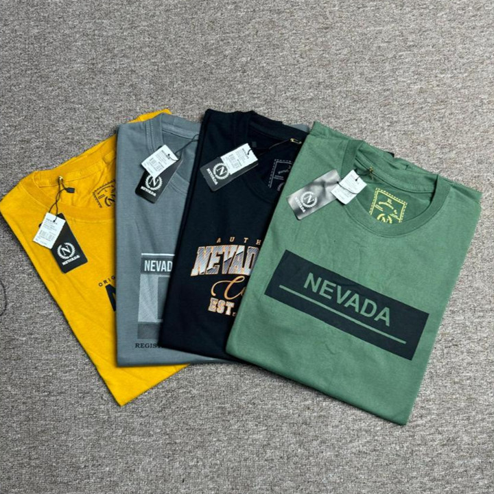 PAKET 4PCS 100RB Kaos nevada  Distro Pria-Wanita NEWADA Size M-L-XL-XXL-XXXL PE 