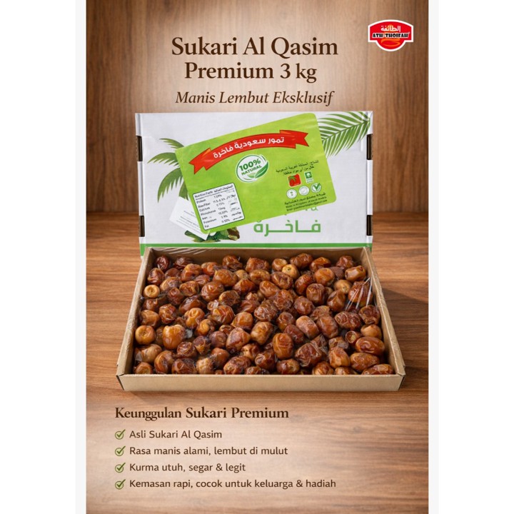 kurma sukari 3 kg Premium harga grosir barang baru khusu SUKARI DUS grosir