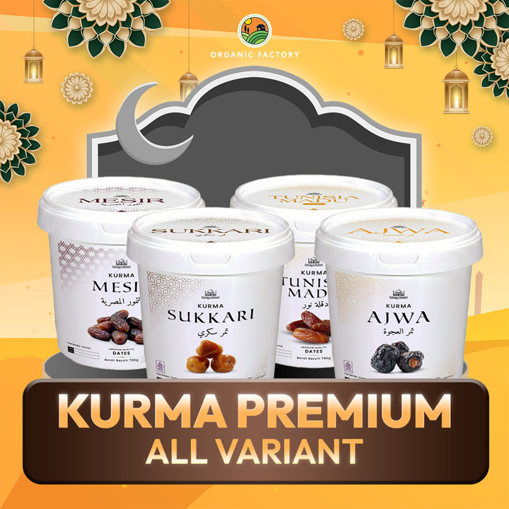 Cahaya Mekah Kurma Kemasan Ember Ajwa Sukkari Mesir Tunisia Lembut Manis Premium