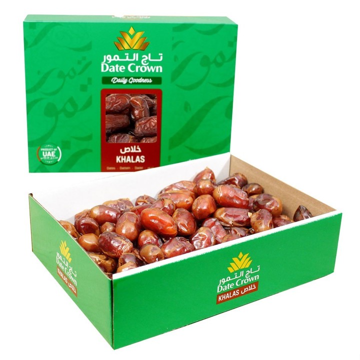 Kurma Khalas Datecrown Termo Fresh Kurma Vacum Basah Panen Baru