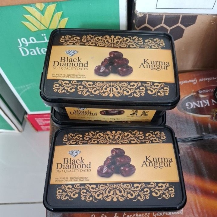 Kurma Anggur/bam Black Diamond dan Kurma Anggur Mazafati ranuna