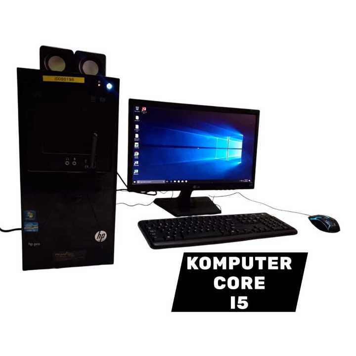 komputer full set core i5 ram 8gb siap pakai termurah