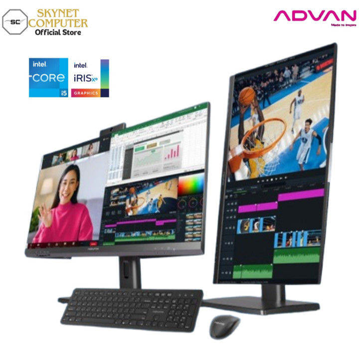 ADVAN AIO Force One MAX All In One PC Intel Core i5 1235U RAM32GB SSD1TB 27'' 99