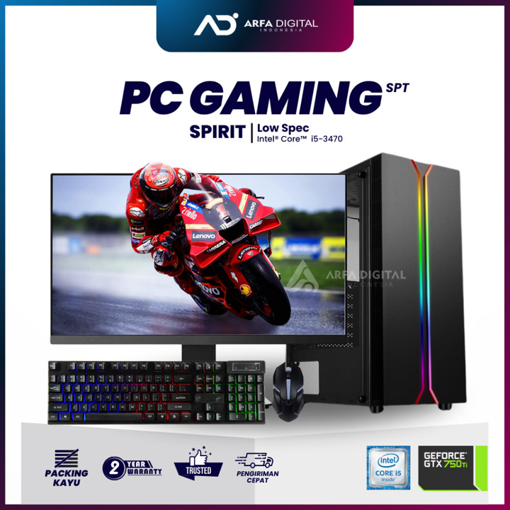 Komputer Full Set Murah Intel Core i5 SSD 128GB RAM 16GB VGA CARD 4GB DDR5 Monit