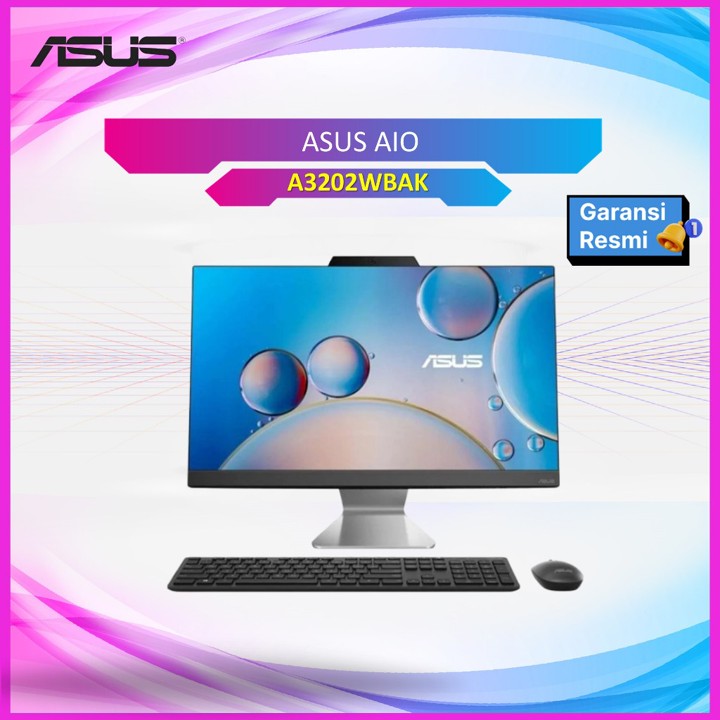 ASUS AIO A3202WBAK INTEL 7305 8GB 256GB W11 21.5FHD BLK