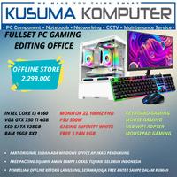 Fullset Full Set PC Gaming intel Core i3 4160 VGA GTX 750 TI 16GB RAM