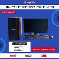 Rakit PC Full Set Intel Core i7 Gen 6 RAM 8GB DDR4 SSD 256GB Hardisk 500GB MOBO 