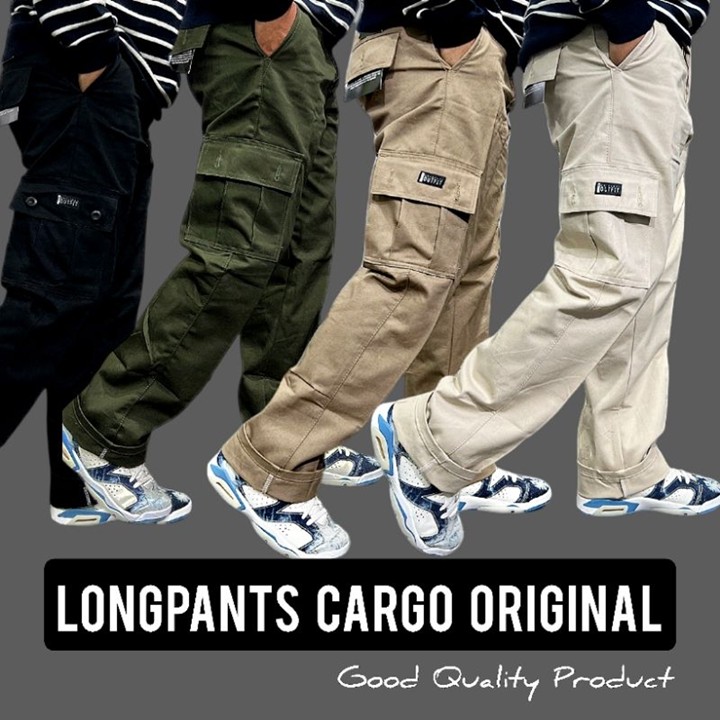 outfitcity celana cargo panjang kualitas dijamin bagus sesuai video gambar celan