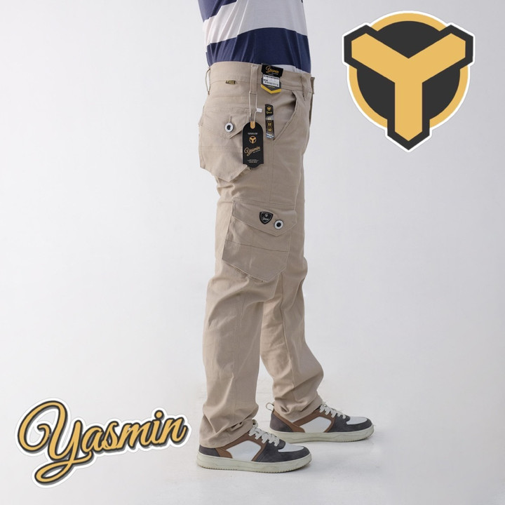 CELANA PANJANG CARGO SLIM FIT MODEL SAKU TERBARU BAHAN TEBAL STERCH GREAD A