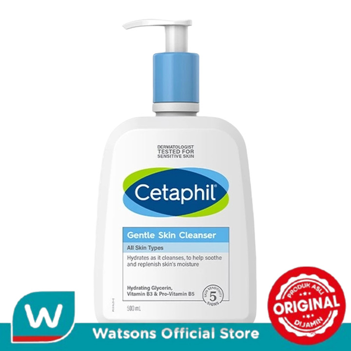 Cetaphil Gentle Skin Cleanser Pembersih Wajah Hypoallergenic 500ml