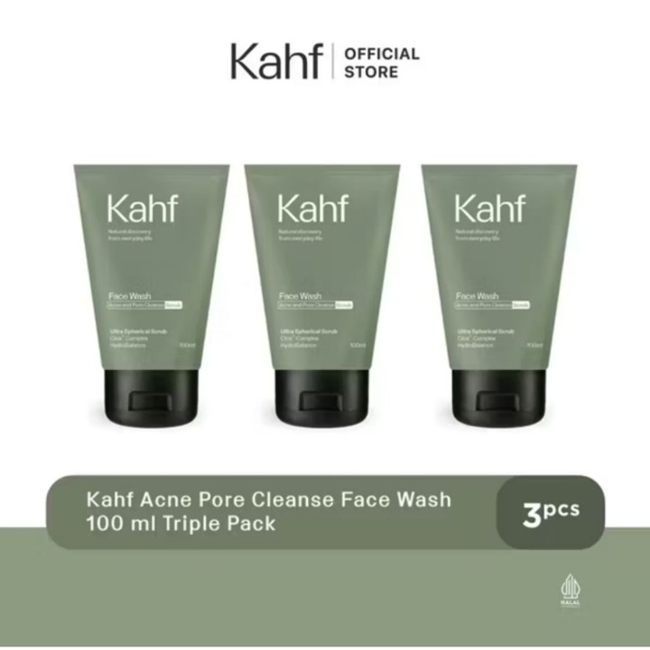 Khaf Acne Pore CleanseFacial Wash 100ml Triple Pack