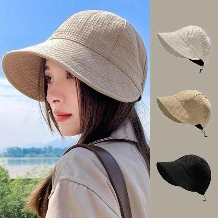 SS Topi Wanita Pelindung UV Matahari Topi fashion Gaya jepang dan Korea Topi imp