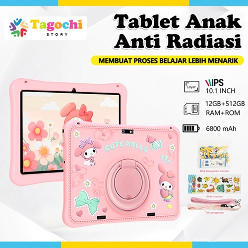 TAGOCHI Tablet Anak Baru 10.1 inch (RAM 12GB+ROM 512GB) Tabl