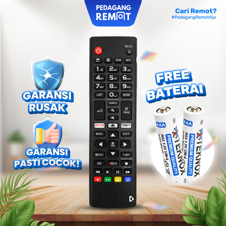 Remote TV LG UHD Smart TV Netflix AKB75375608 Remot TV LG LC