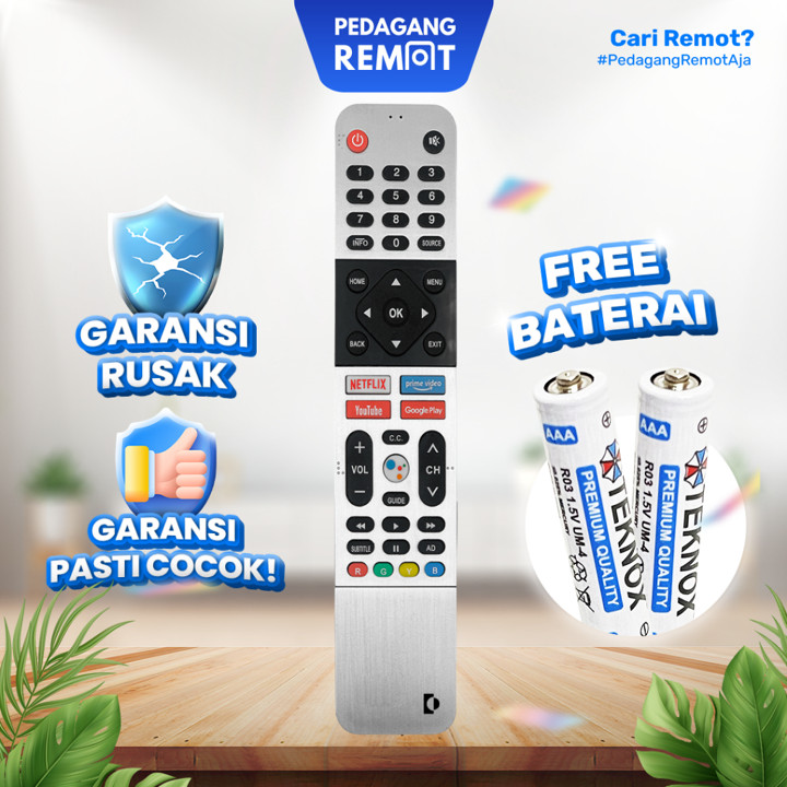 Remot Remote TV Coocaa LCD LED Android Smart TV 43S6G 50S6G 