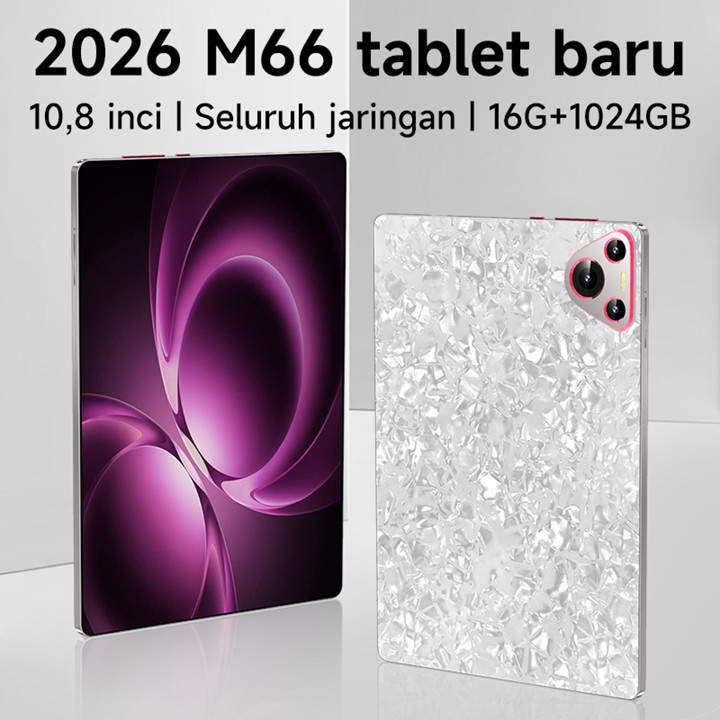 [Brand baru asli garansi lima tahun] Huawei 2026 tablet 12 inci M66 Pro layar definisi tinggi layar perlindungan mata 16GB + 1024GB Wi Fi kartu ganda standby ganda baterai 12000mAh Android 14 sistem game dan kantor 2-in-1 tablet