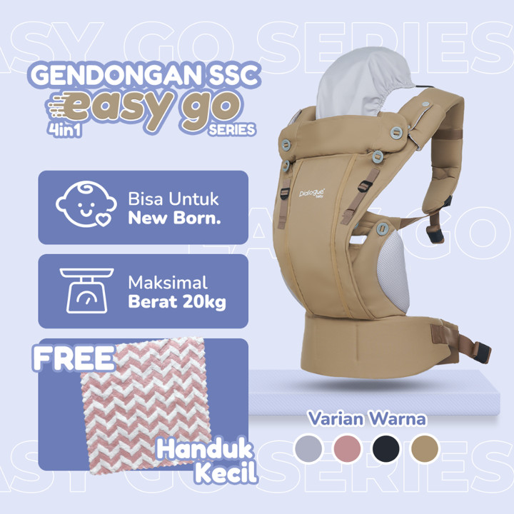 Dialogue Baby Gendongan Bayi Newborn SSC M-Shape 4in1 Easy G