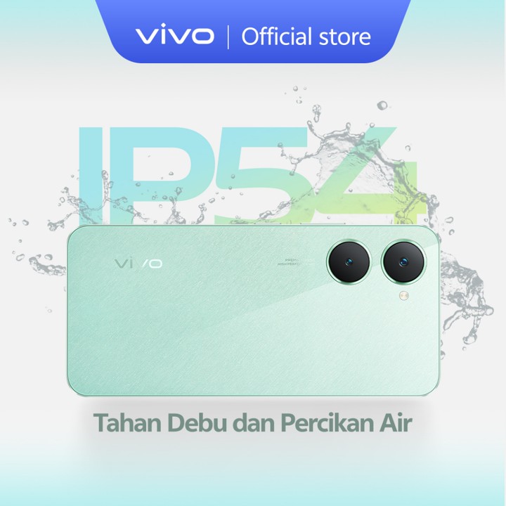 vivo Y03t - IP54 Tahan Air, AI Dual Camera 5000mAh + 15W Fla