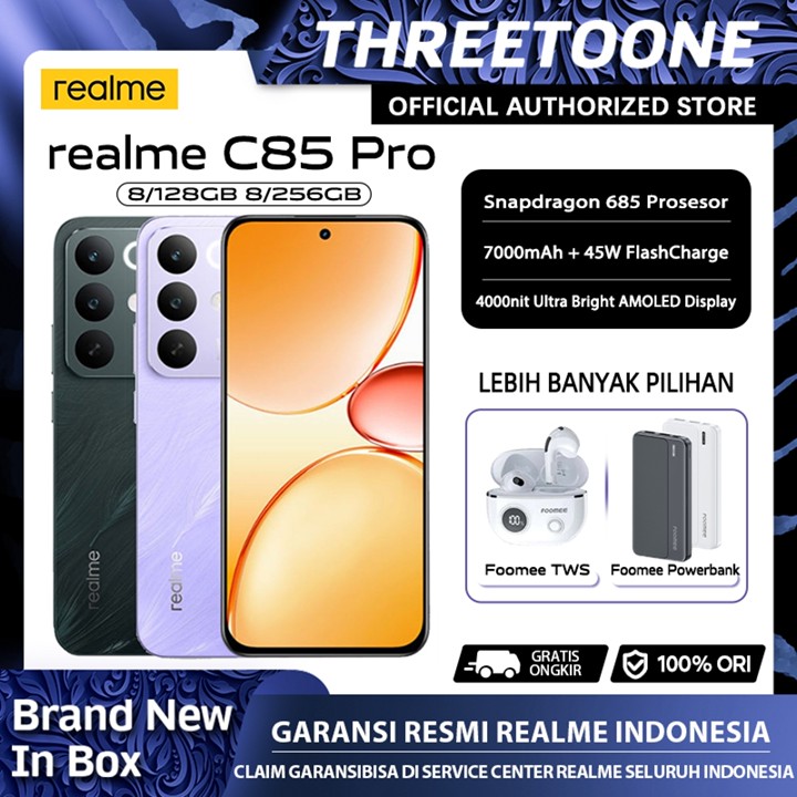 [Official Store] realme C85 Pro 8/128GB 8/256GB Livephoto — Garansi Resmi realme Indonesia