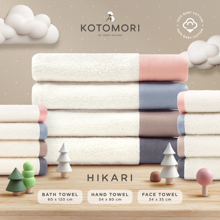 KOTOMORI Hikari Series - Handuk Mandi Bayi dan Anak