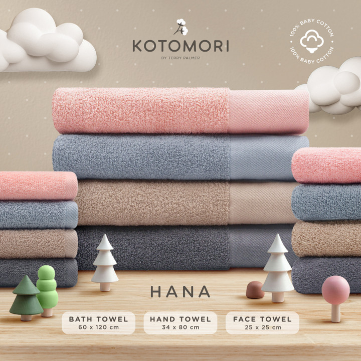 KOTOMORI Hana Series - Handuk Mandi Bayi dan Anak