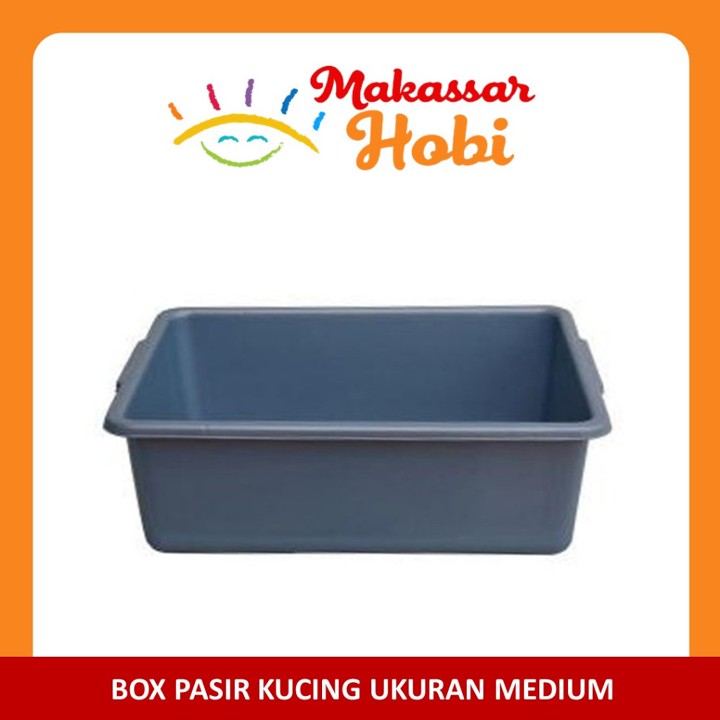 Bak Pasir Kucing Cat Litter Box Ukuran Medium