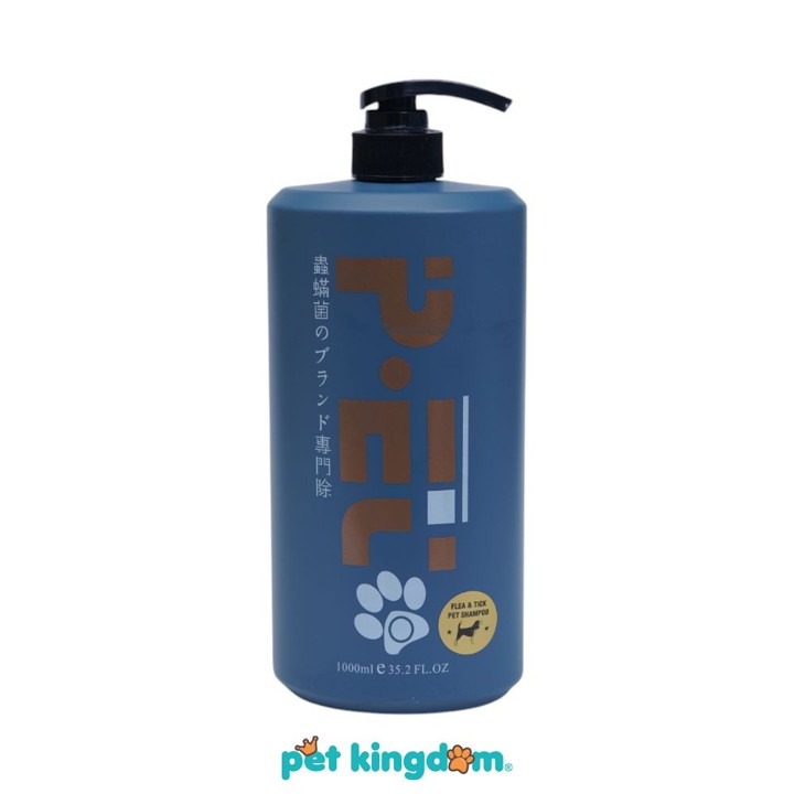 Pet Kingdom 1 Ltr Sampo Anjing Flea & Tick 025 Pembasmi Kutu