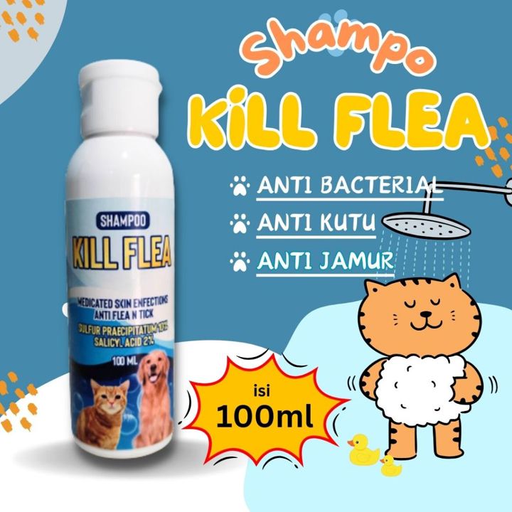 MAXICARE Shampo Kucing Paket ANTI FUNGAL & FLEAS untuk Basmi