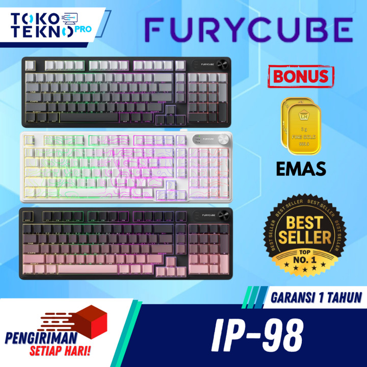Furycube IP98 / IP-98 / IP 98 IP Feel Mechanical Keyboard Ga