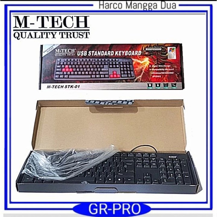 Keyboard Kibot PC USB standar stk-01 original M-TECH