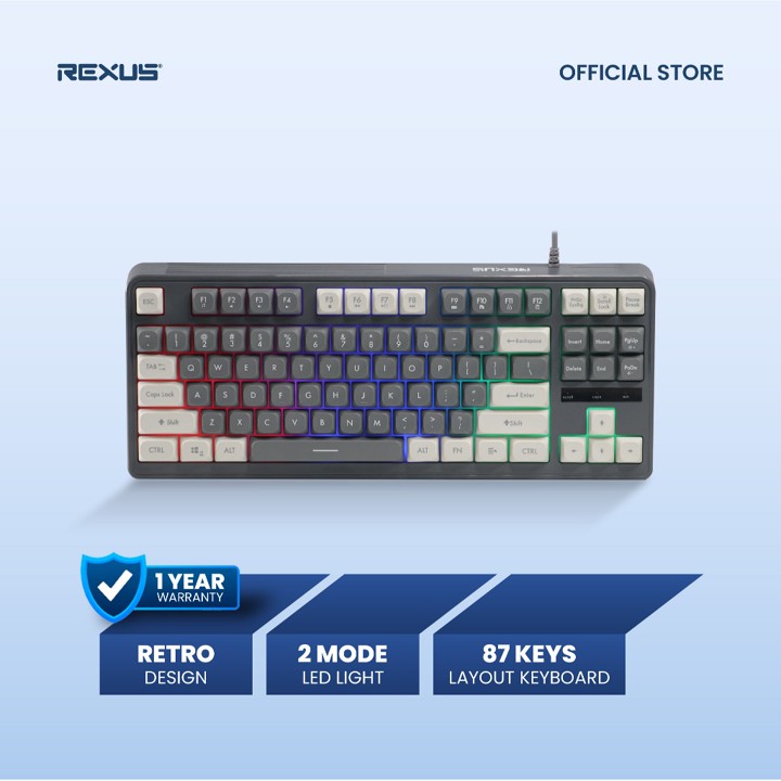 Rexus Keyboard Gaming Battlefire K87M