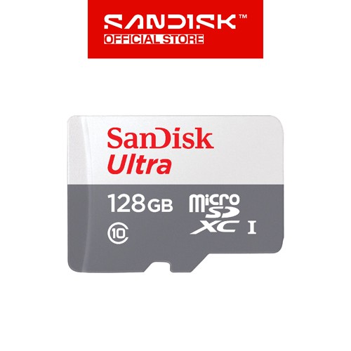 SANDISK microSDXC Ultra 128GB UHS-I Class 10 (Up to 100MB/s) - QUNR