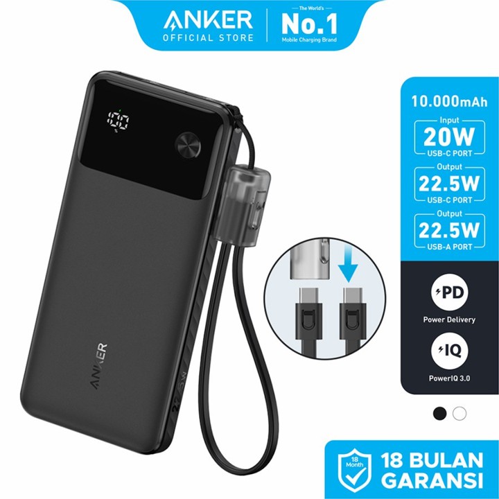 Powerbank Anker 10,000mAh 22.5W - A1388
