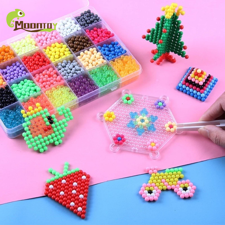 MOONTOY DIY Anak Magic Water Beads/Mainan Anak beads Set  Ma