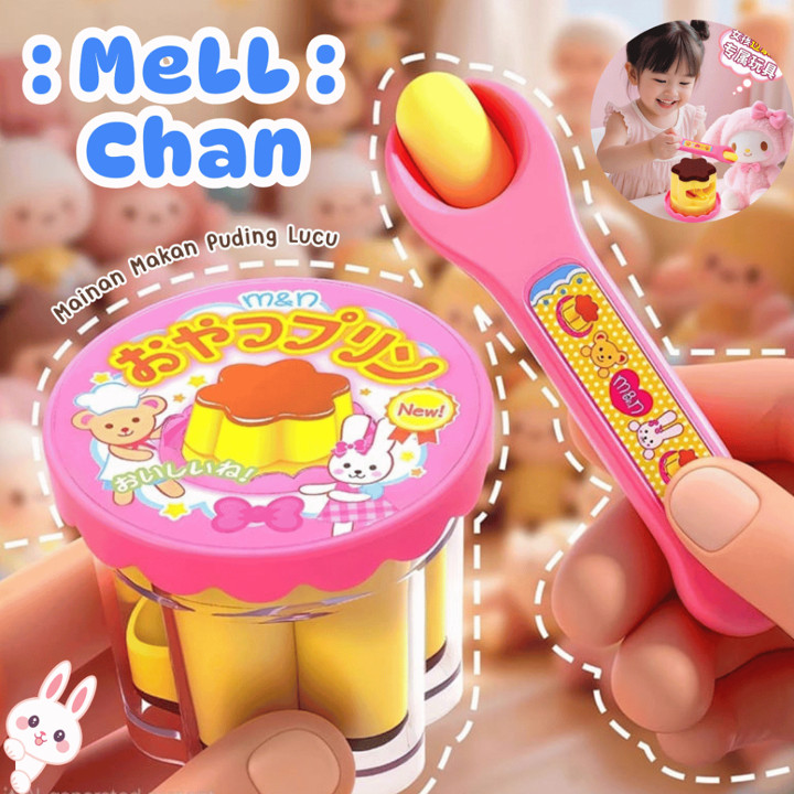 Mainan Makan Pudding Jepang Mell Chan Pudding Mainan Anak Pe