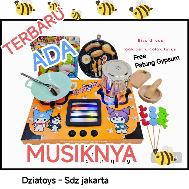 KOMPOR BAKARAN LED MAINAN ANAK PEREMPUAN