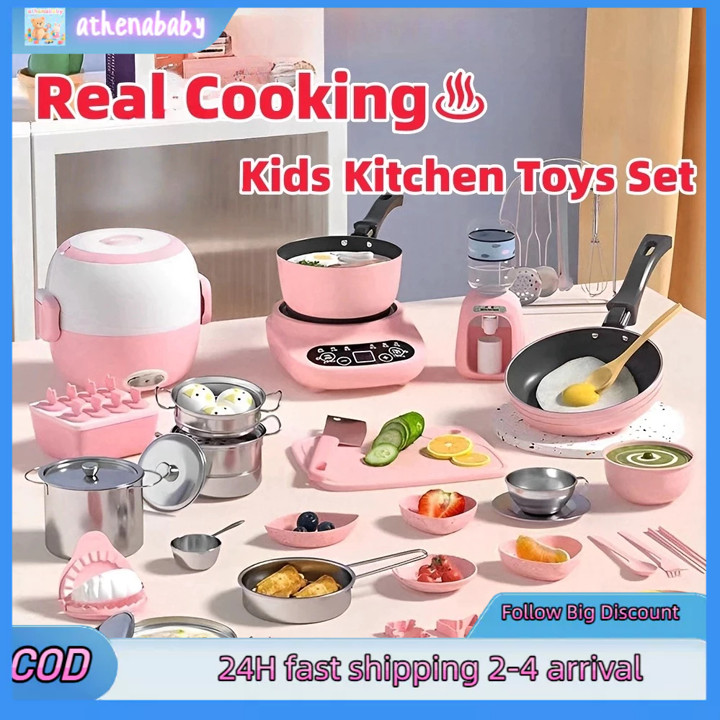 <24H COD>55Pcs Mainan Kitchen Set/Mainan Cooking Set/ Dapur 